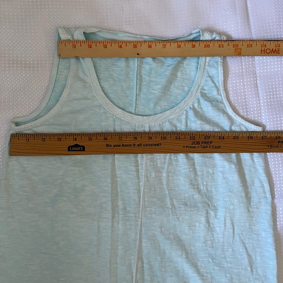 J. Jill sleep gown long Tank dress Sleeveless S. Water and Ice color - Picture 6 of 10
